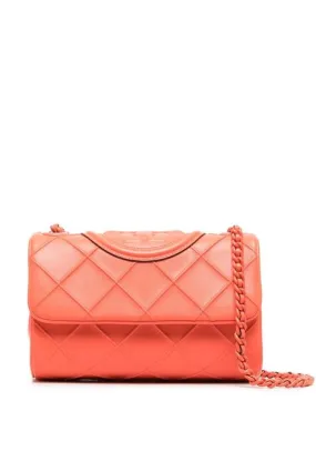 Borsa a spalla Fleming in arancione - donna