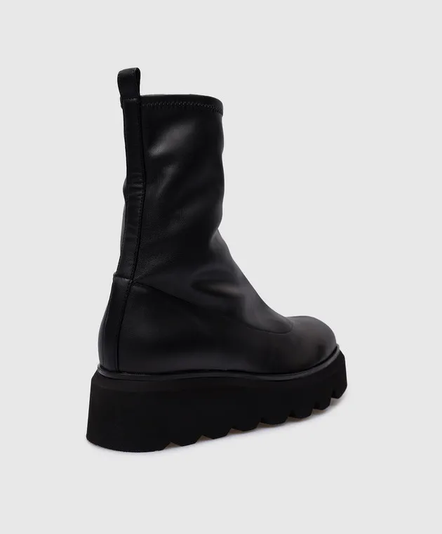 Brunate Stivali in pelle nera 28168