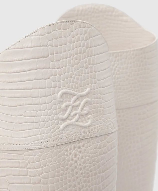 Fendi Stivali in pelle fantasia 8W8173AGDW