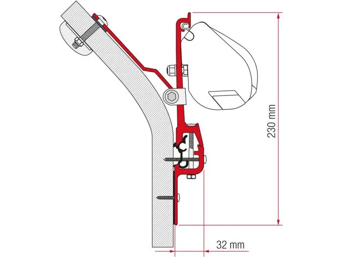 Fiamma F35 adattatore Eriba Touring