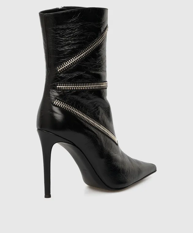 Giuseppe Zanotti Stivali in pelle con cerniere I170011001