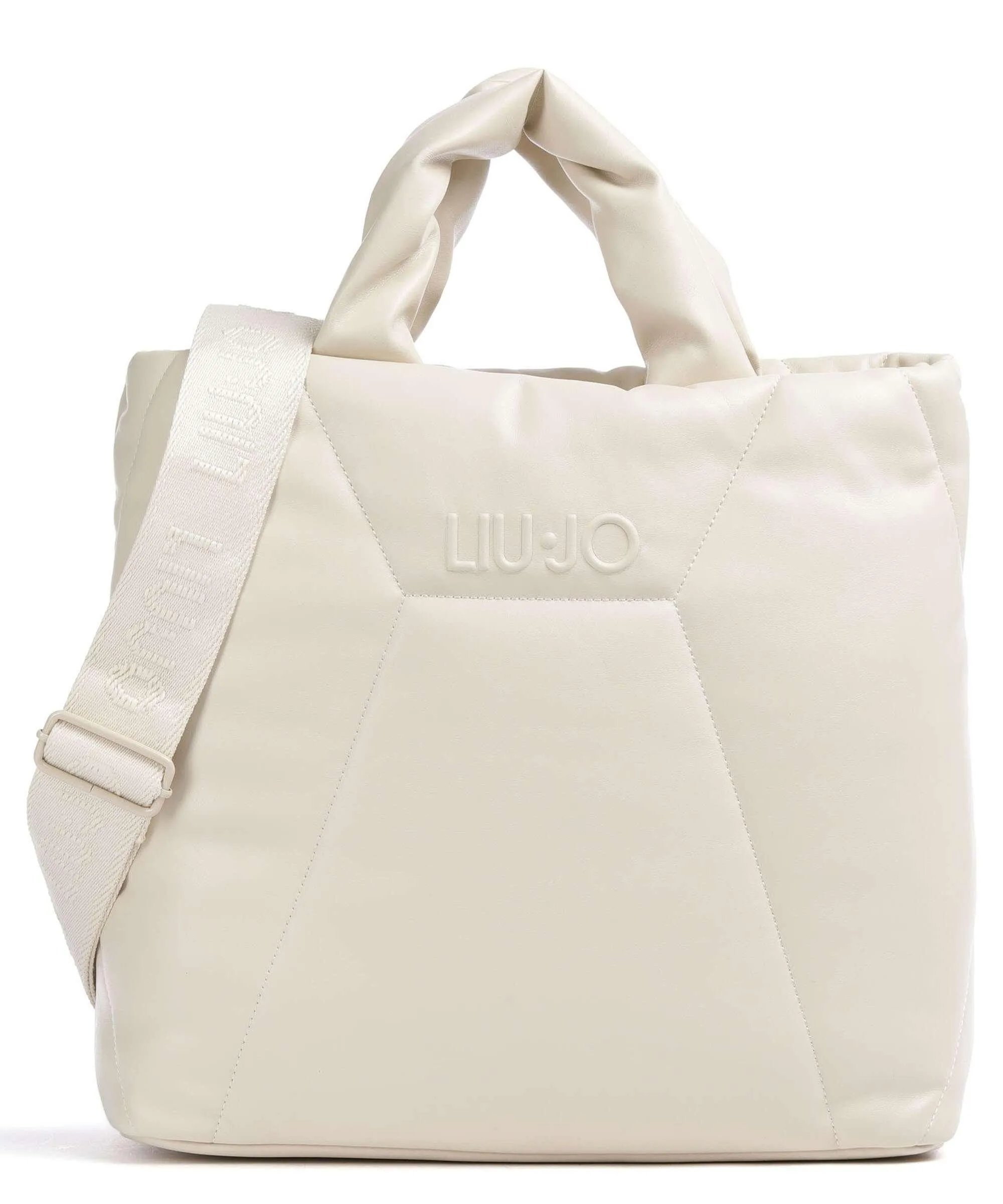  Liu Jo Achanta Borsa a mano pelle sintetica avorio  