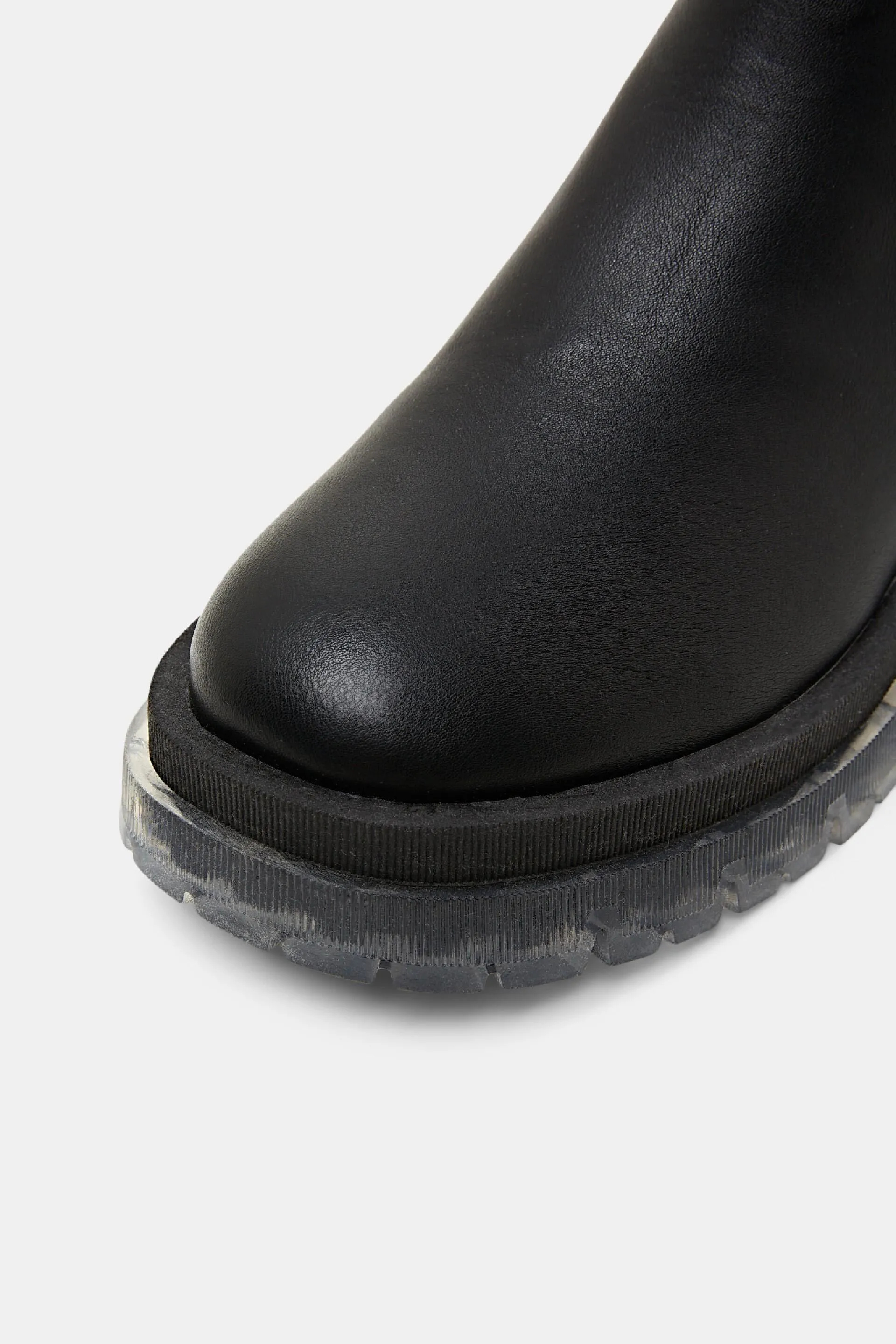 Stivali chunky in similpelle