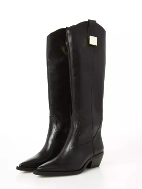 Texano alto vitello nero