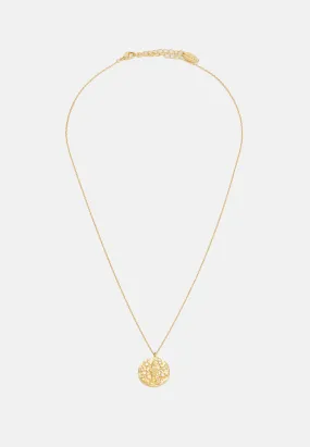 ZODIAC MEDALLION NECKLACE AQUARIUS - Collana